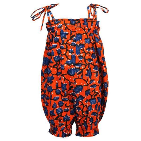 MULTICOLOUR ANKARA ROMPER