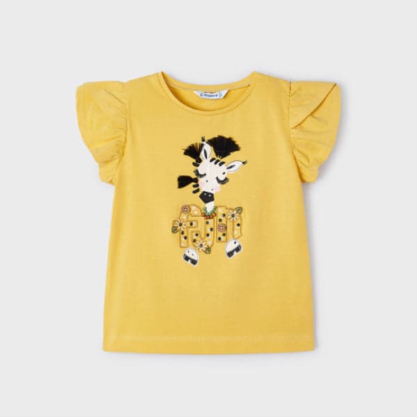 YELLOW BLOUSE WITH GRAPHIC