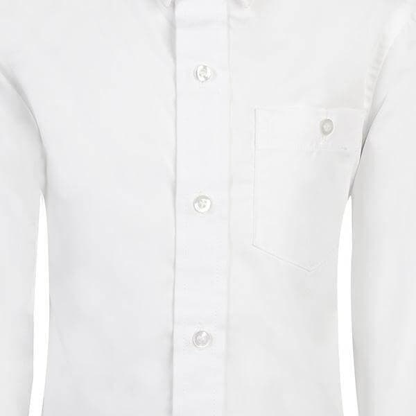 WHITE L/S NORMAL FORMAL SHIRT