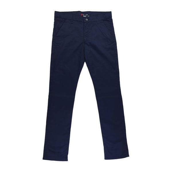 NAVY BASIC CHINOS TROUSERS Image
