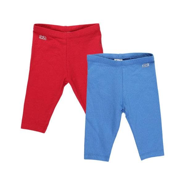 RED/BLUE BABY LEGGINGS SET