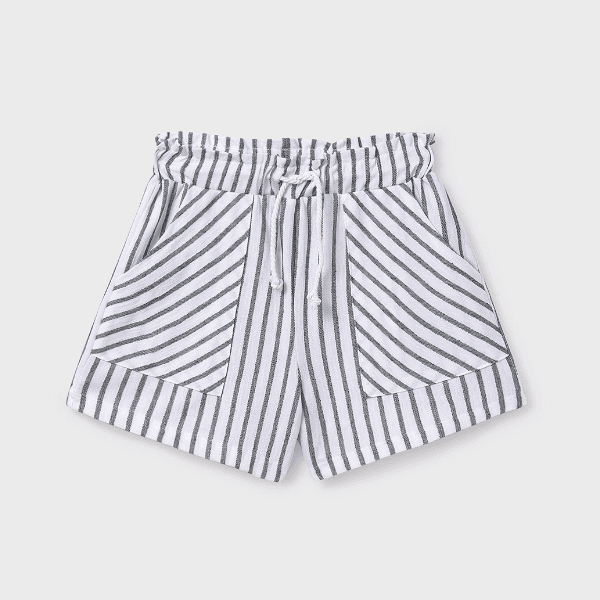 BLACK STRIPE SHORTS