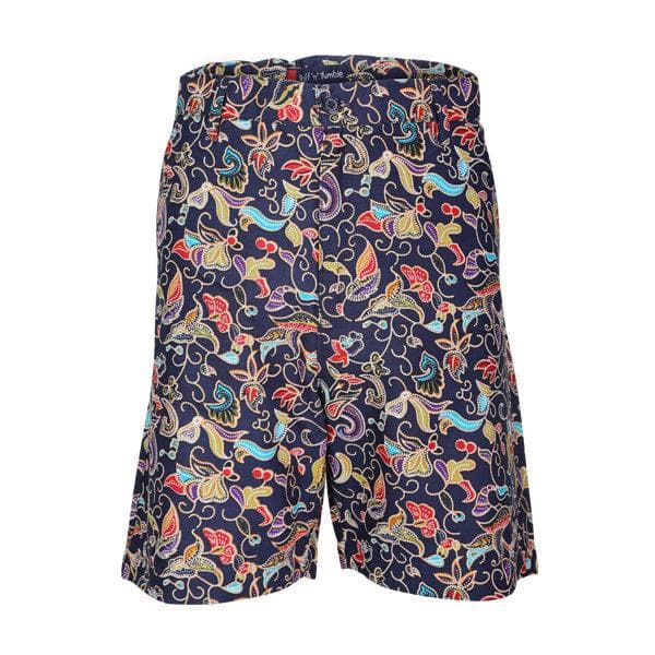 N.BLUE FLORAL SHORT SET