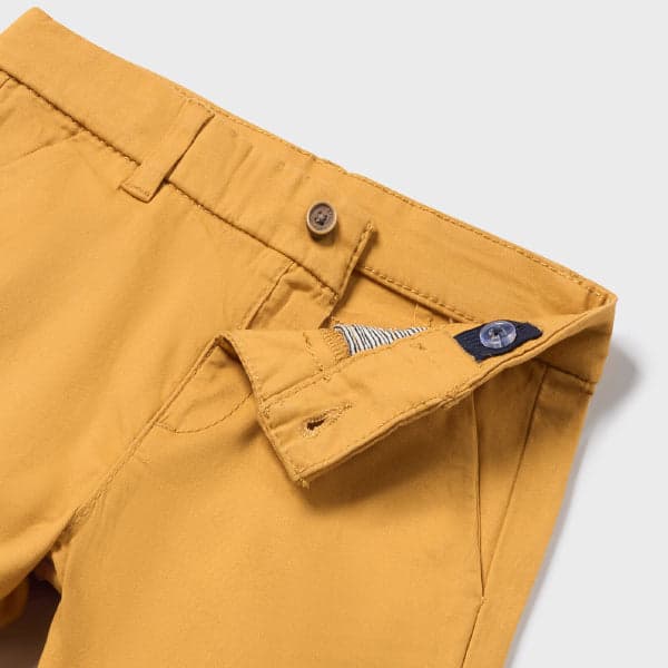 MUSTARD CHINO TWILL SHORT