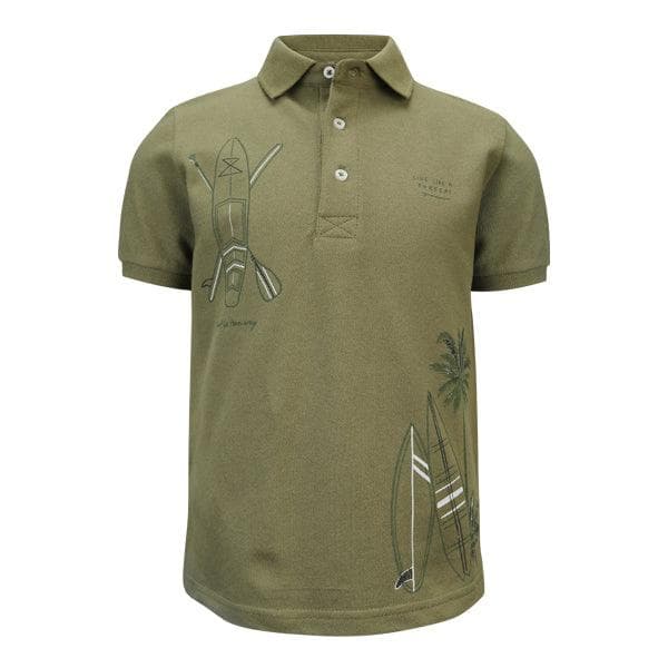 GREY S/S POLO