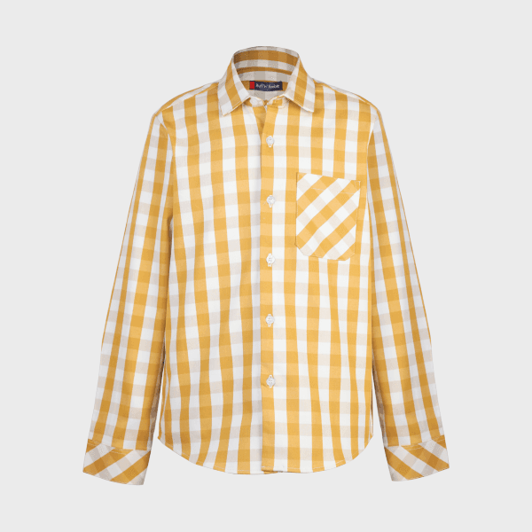 MUSTARD & OFF-WHITE L/S SHIRT