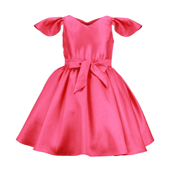 FUCHSIA PINK S/S DRESS