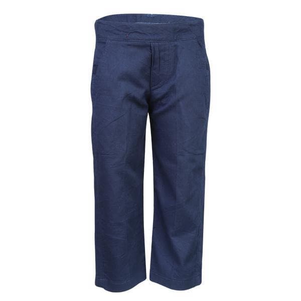 NAVY BASIC CHINOS TROUSERS Image
