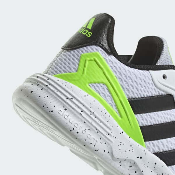 NEBZED LIFESTYLE LACE RUNNING SHOES - WHITE