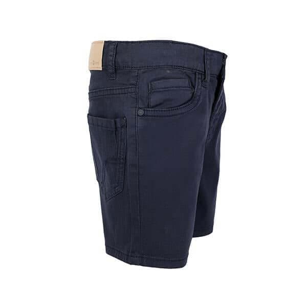 NAVY 5 POCKETS TWILL SHORTS