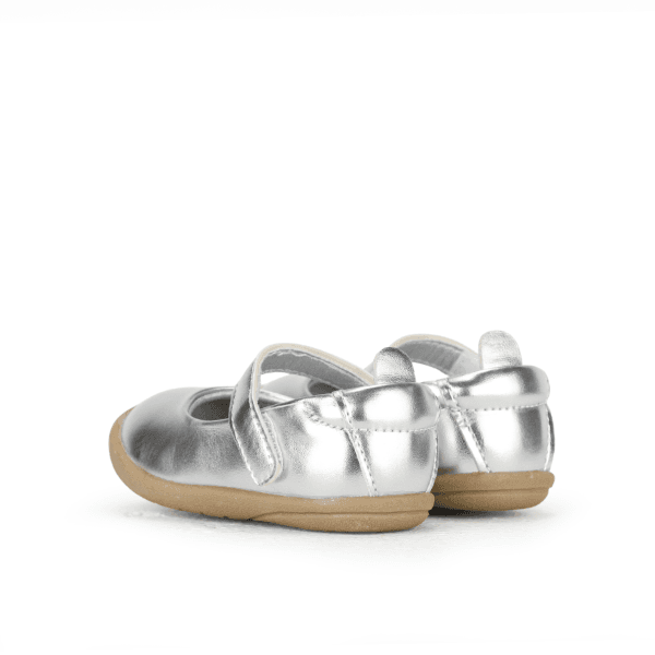SILVER METALLIC BALLERINA