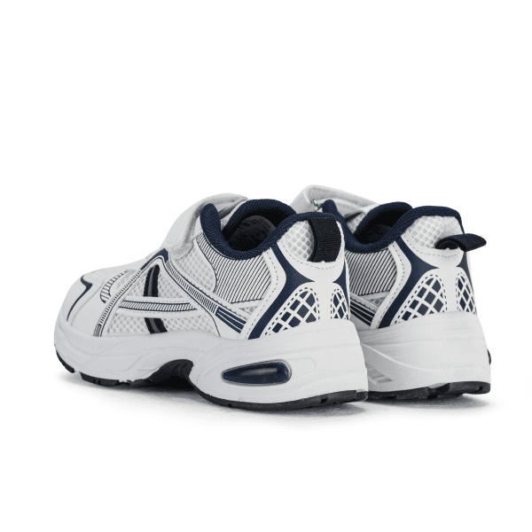 WHITE/BLUE SNEAKERS