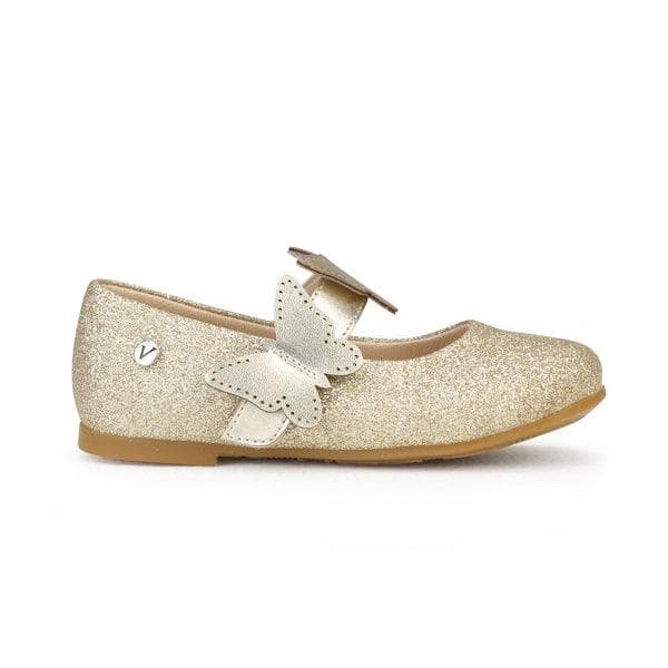 GOLD GLITTERY FORMAL SHOES