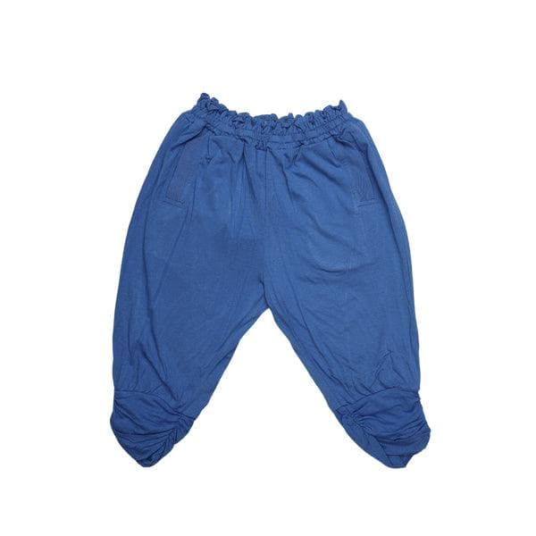 OCEAN BLUE VISCOSE CAPRI PANT. Image