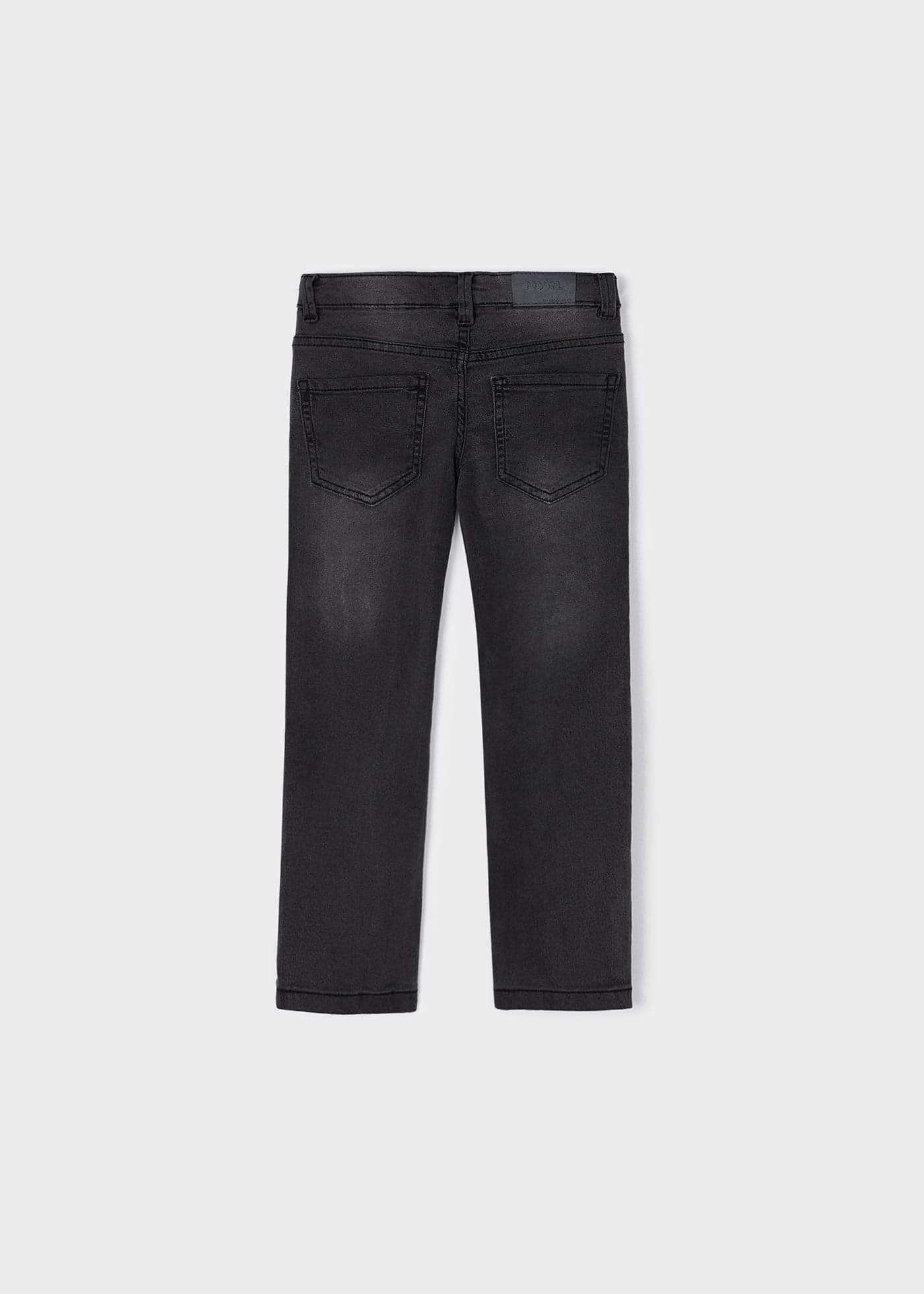 DARK GREY DENIM TROUSER