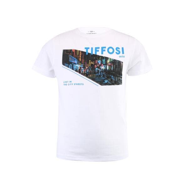 WHITE S/S GRAPHIC TSHIRT