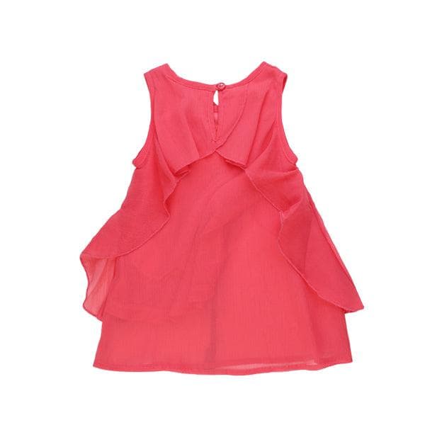 BABY PINK POLISHED CHIFFON DRE