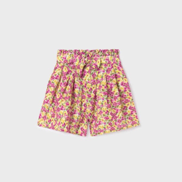 PISTACHIO FLORAL PRINT SKORT