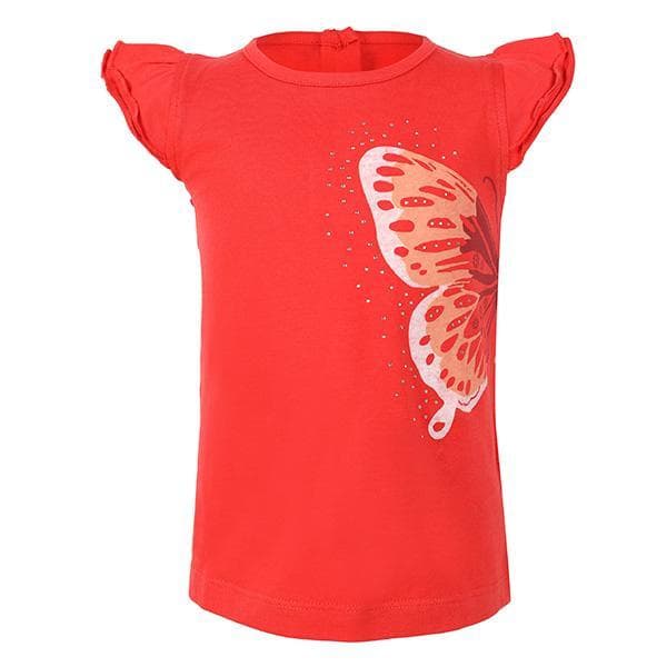 CORAL S/S BUTTERFLY TOP