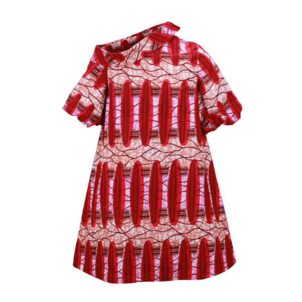 MULTICOLOUR ANKARA DRESS