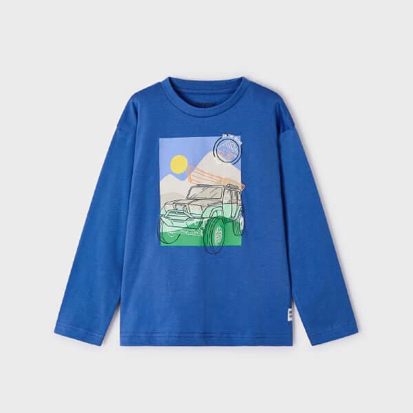 BLUE L/S TSHIRT Image