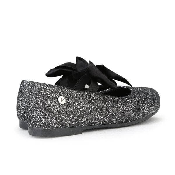 BLACK GLITEERY FORMAL SHOES