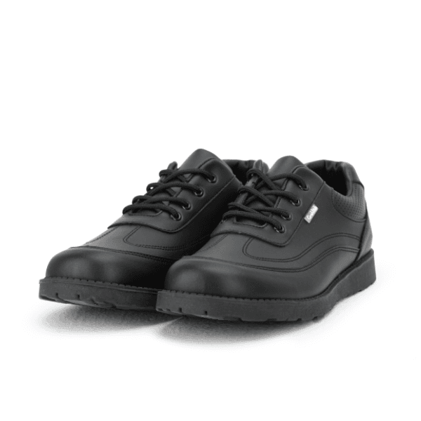 BLACK LACE UP SCHOOL SHOES