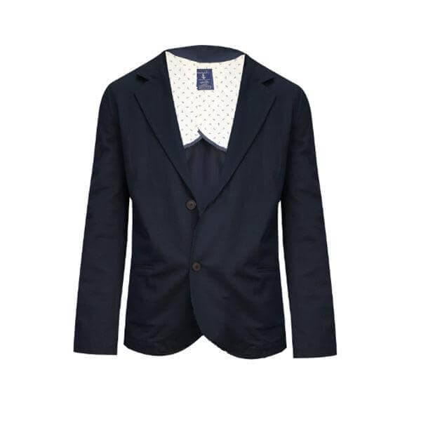 NAVY TWILL JACKET.