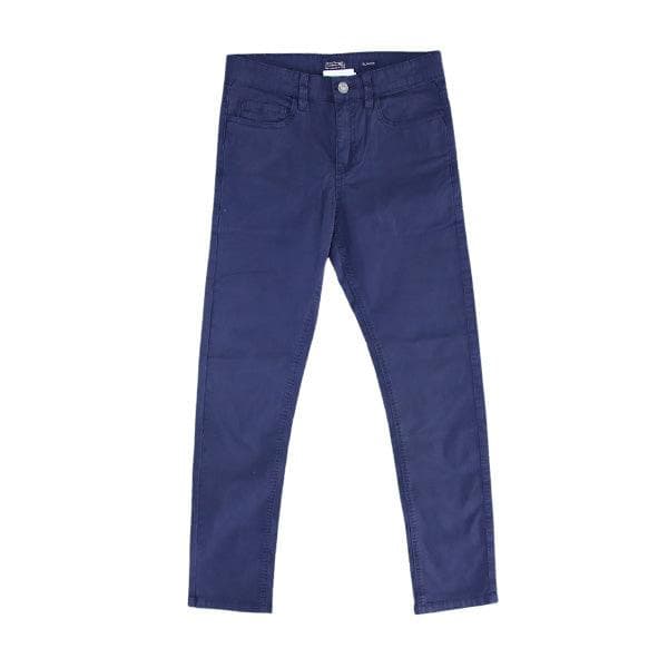 NAVY SLIM FIT TROUSERS