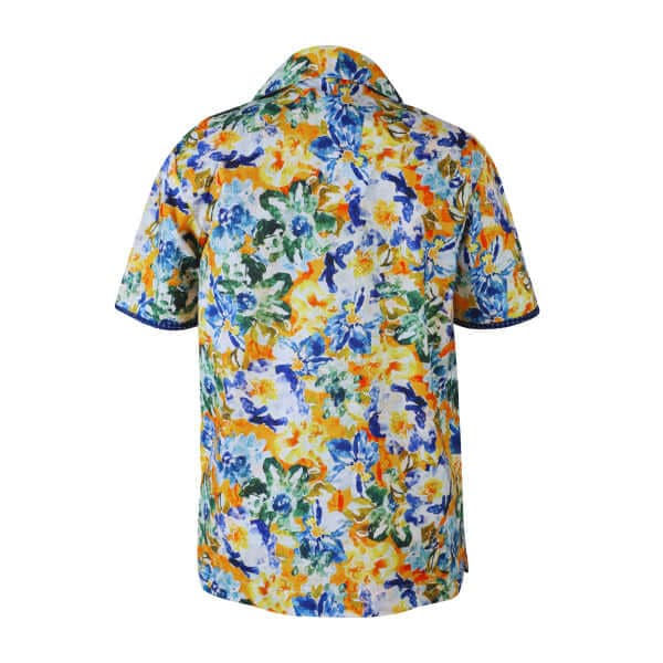 MULTICOLOUR CUBAN COLLAR FLORAL S/S SHIRT