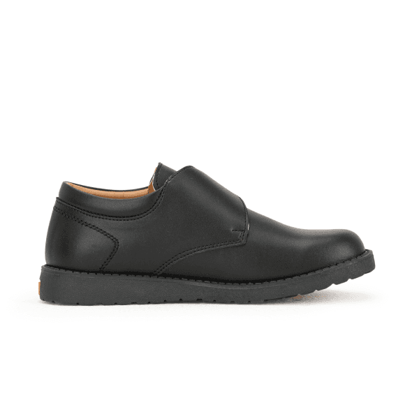 BLACK BOYS BUCKLE  SCHOOL SHOES