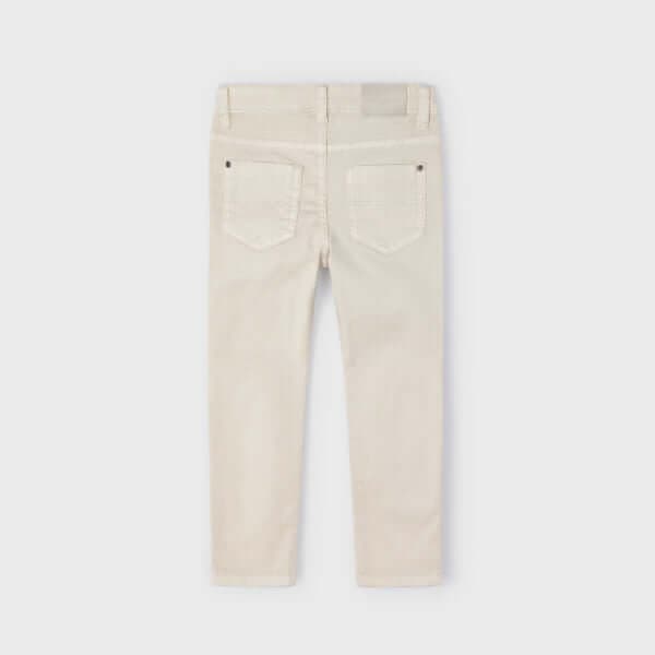 BEIGE TWILL TROUSER