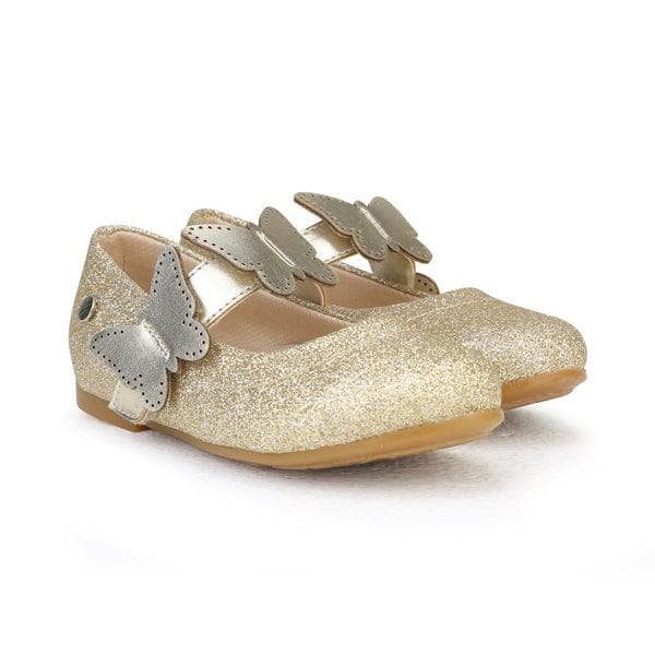GOLD GLITTERY FORMAL SHOES