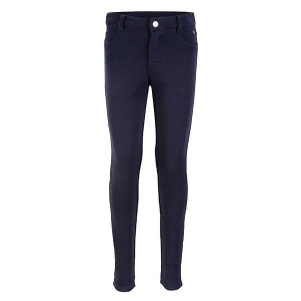 NAVY BASIC FLEECE TROUSERS