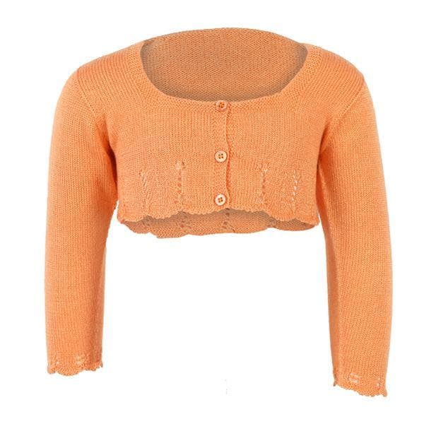 PUMPKIN KNIT BOLERO.