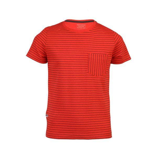 ORANGE S/S STRIPED T-SHIRT