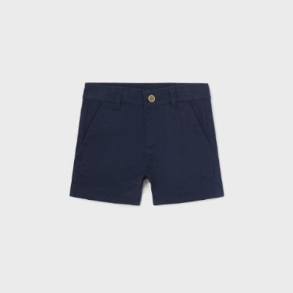 NAVY BLUE TWILL CHINO SHORT