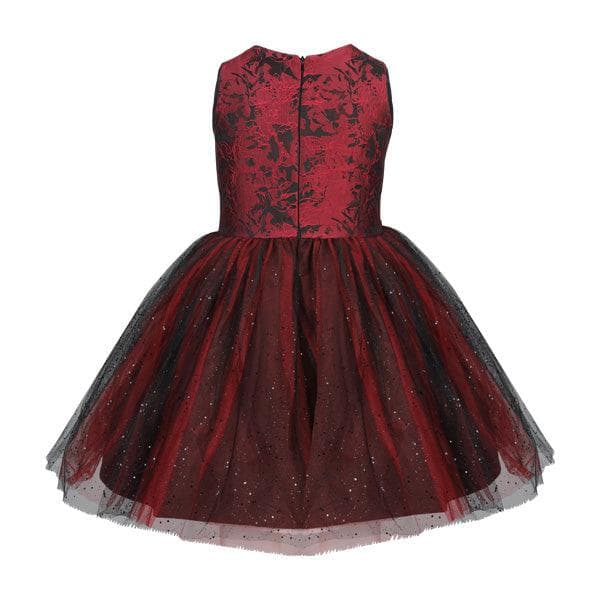 WINE DAMASK DRESS