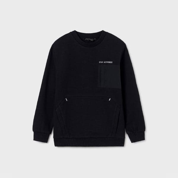 BLACK SWEATSHIRT