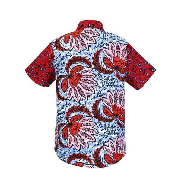 MULTICOLOUR ANKARA SHIRT SET