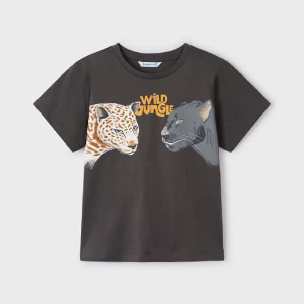 GREY PRINTED S/S TSHIRT