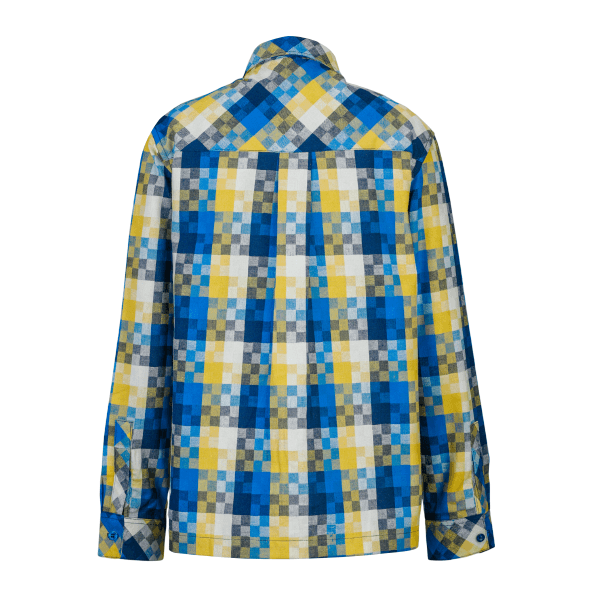 BLUE & YELLOW L/S CHECK SHIRT