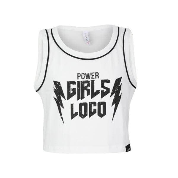 WHITE PRINT TANK TOP