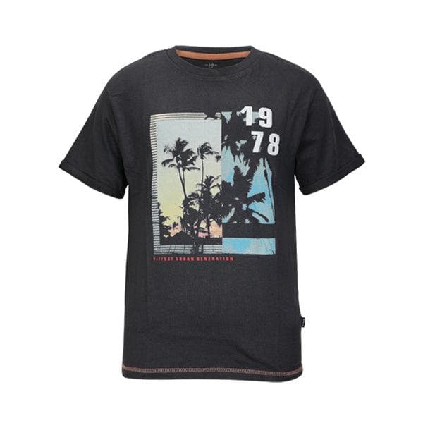 BLACK GRAPHIC TSHIRT