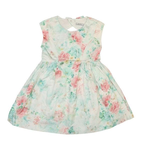 LAKE PRINTED SATIN DRESS