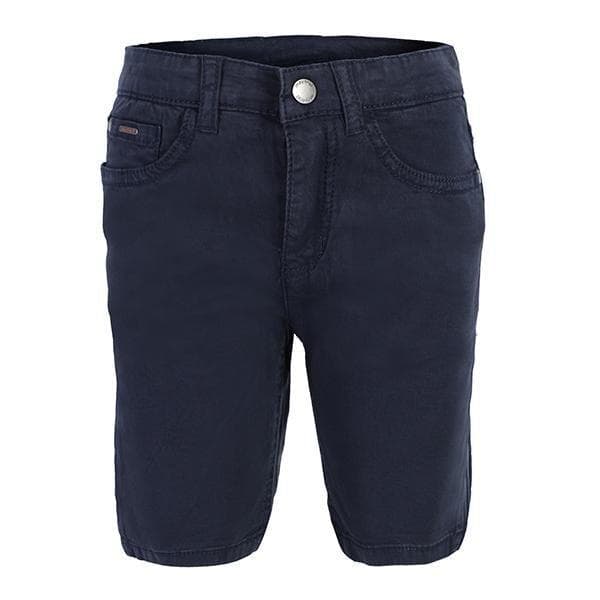 NAVY 5 POCKETS TWILL SHORTS