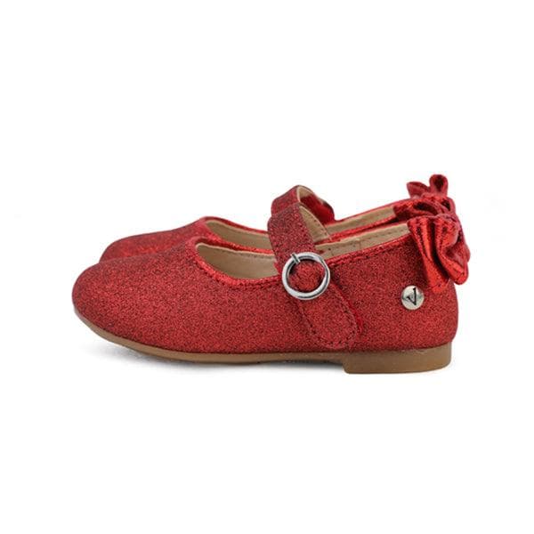 RED GLITTERY FORMAL SHOES