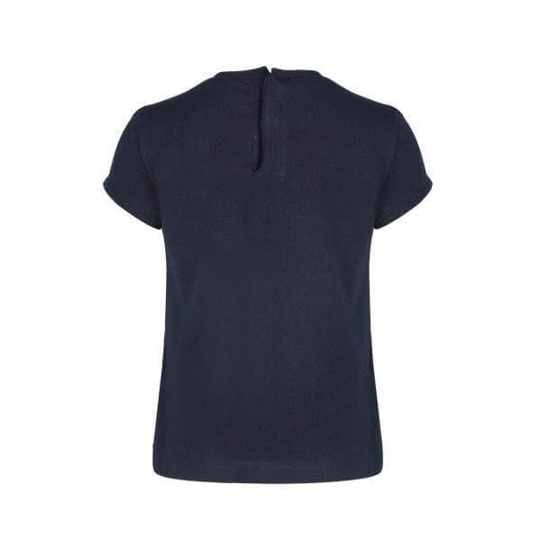 NAVY SHORT SLEEVE BASIC T-SHIRT