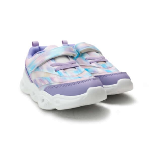 PURPLE VELCRO SNEAKERS