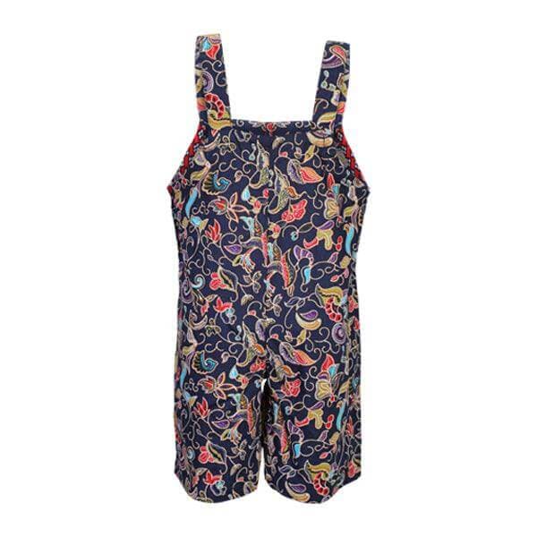 MULTICOLOUR PLAYSUIT WITH BUCKET HAT